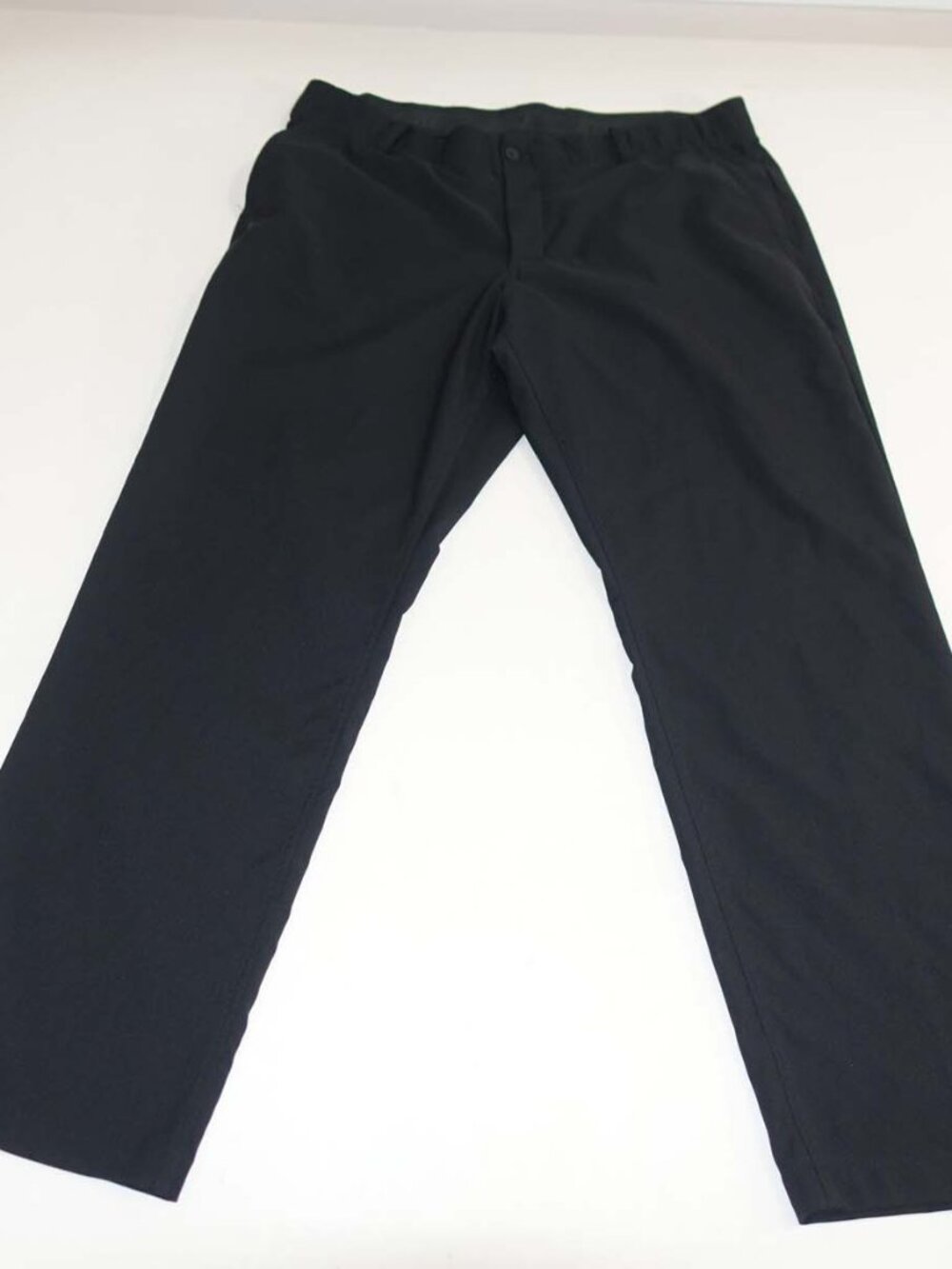 Nike Men's Dri-Fit Flex Golf Pants 38 x 32 Black Stretch Wiastband Slacks